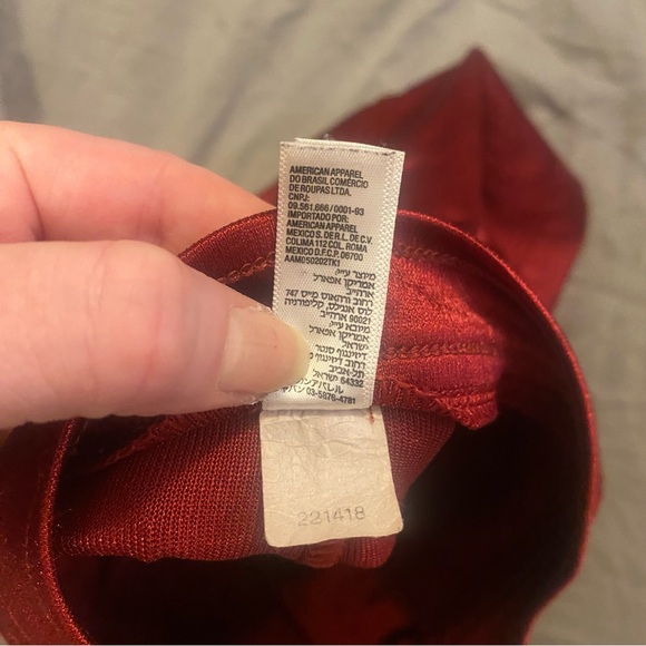 Red Disco Skirt from American Apparel— Rare Vintage! - Picture 5 of 12